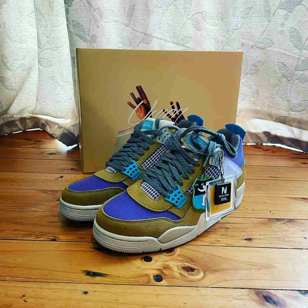 Union LA x Air Jordan 4 Retro 'Desert Moss' DJ5718-300 Union LA x Air Jordan 4 Retro 'Desert Moss' DJ5718-300